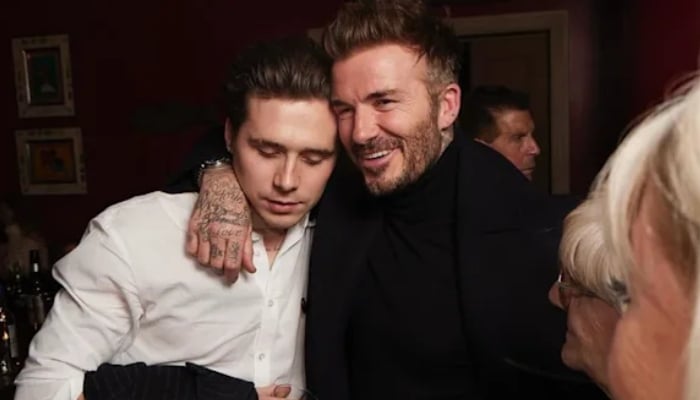 David Beckham shows he still cares for Brooklyn despite sons tattoo decision