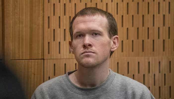 Brenton Tarrant, the gunman who shot and killed worshippers in the Christchurch mosque attacks, listens as Crown prosecutor Mark Zarifeh delivers his submission during Tarrants sentencing at the High Court in Christchurch, New Zealand, August 27, 2020.— Reuters