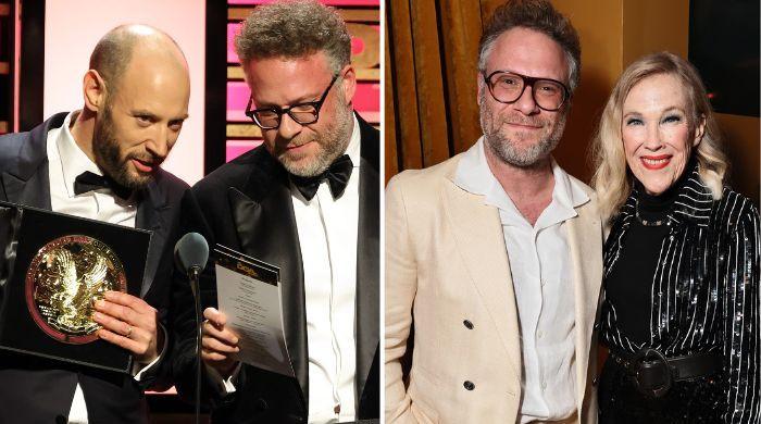 Seth Rogen dedicates ‘The Studio' DGA win to Catherine O'Hara