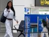 Katie Price flies business class ahead of Dubai honeymoon