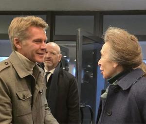 Princess Anne's Rome meetup with Prince Emanuele Filiberto