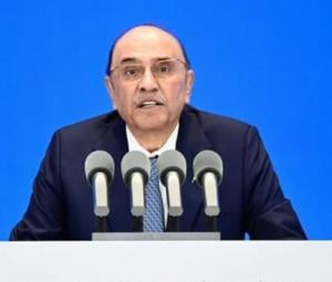 President Zardari says 'some neighbouring nations' aiding terrorists against Pakistan