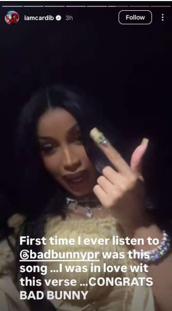 Cardi B joins Bad Bunnys halftime show amid drama with Stefon Diggs team