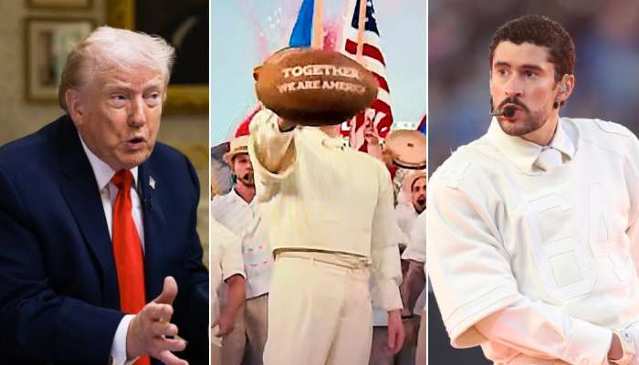 Bad Bunny made history as the first full Spanish performance at the Super Bowl halftime show