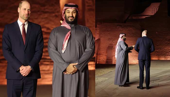Prince William holds audience with Crown Prince Mohammed bin Salman