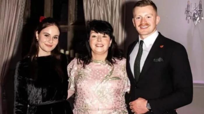 Adam Peaty's mother calls husband her 'rock' after being excluded from son's wedding