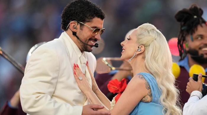 Bad Bunny's sweet fan moment caught on camera during Lady Gaga performance