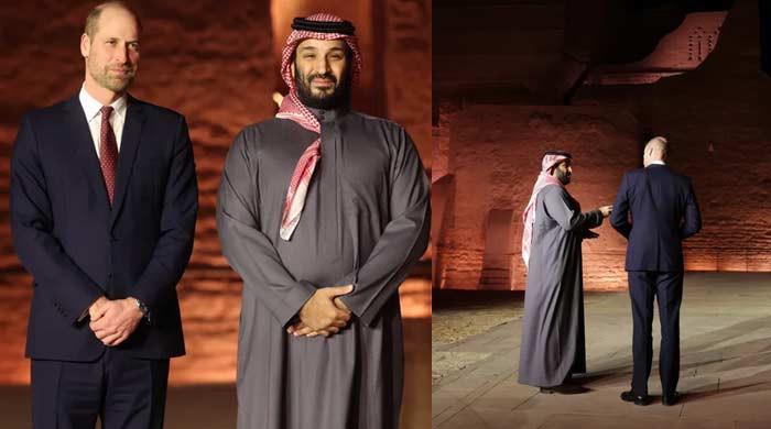Prince William holds audience with Crown Prince Mohammed bin Salman