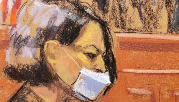 A courtroom sketch ofJeffrey Epstein associate Ghislaine Maxwell. — Reuters/File