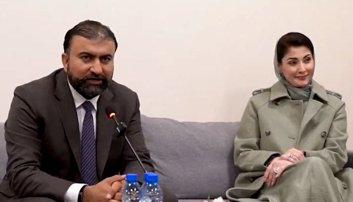 This image shows Balochistan Chief Minister Sarfraz Bugti (left) and Punjab CM Maryam Nawaz. — X/@@dpr_gob