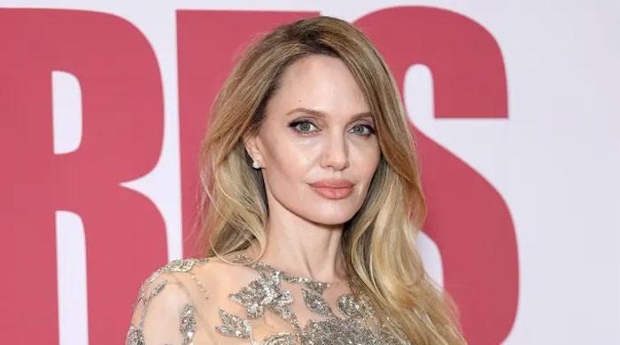 Angelina Jolie lights up ‘Couture' premiere in shimmering sheer creation