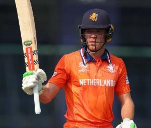 Bas de Leede guides Netherlands to maiden T20 World Cup victory