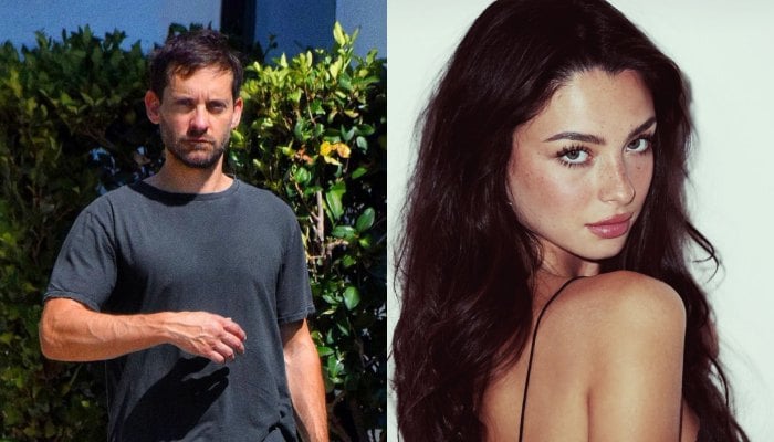 Tobey Maguire’s 20-year-old girlfriend at Super Bowl?
