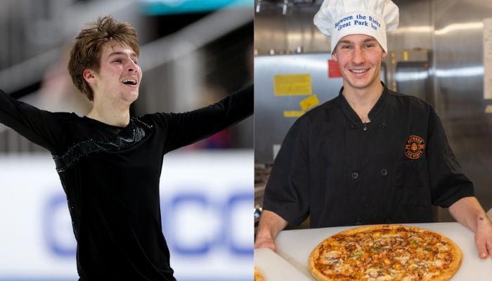 Olympic skater Andrew Torgashev credit his success to ‘53-day pizza diet’
