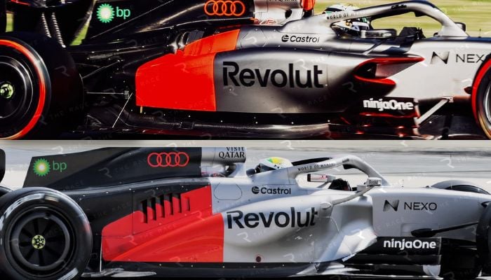 Audi unveils bold new sidepod design at 2026 Bahrain F1 test