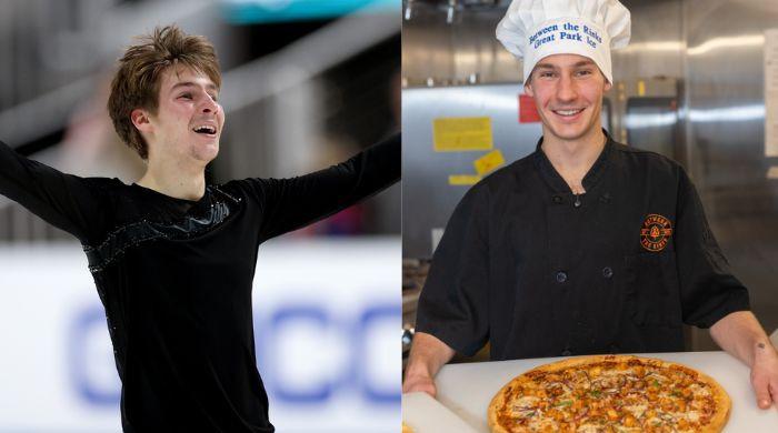 Olympic skater Andrew Torgashev credit his success to ‘53-day pizza diet'