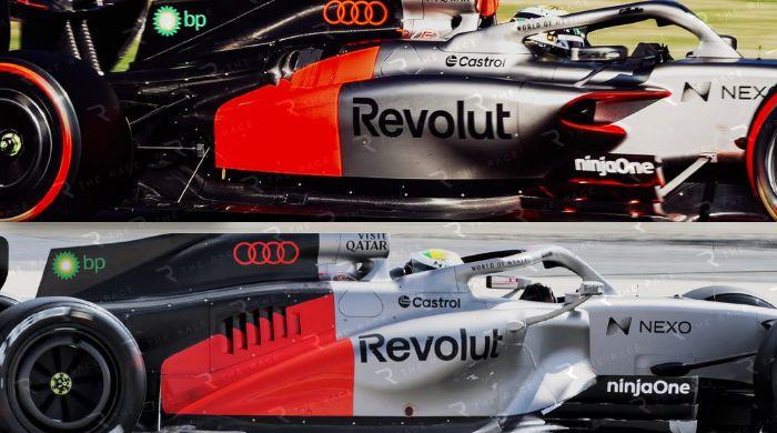 Audi unveils bold new sidepod design at 2026 Bahrain F1 test