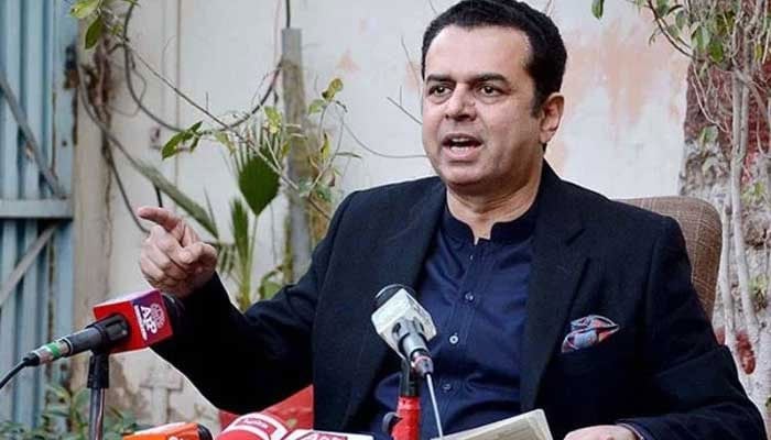 Minister of State for Interior Talal Chaudhry speaks during a press conference. — APP/File