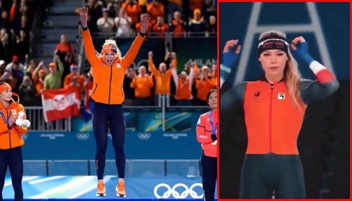 Did Jutta Leerdam suffer Olympic wardrobe malfunction? Viral video debunked
