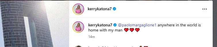 Kerry Katonas official Instagram account