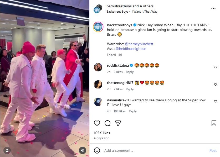 Backstreet Boys eye Super Bowl 2027 halftime show with viral nomination