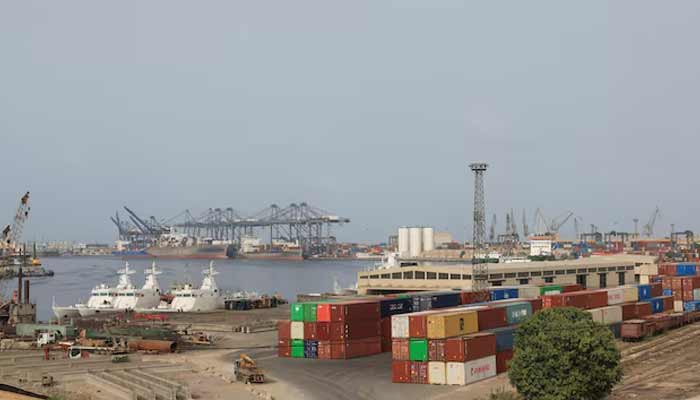 Shipping containers are seen at the Karachi port in Karachi, Pakistan, June 10, 2025.— Reutrers