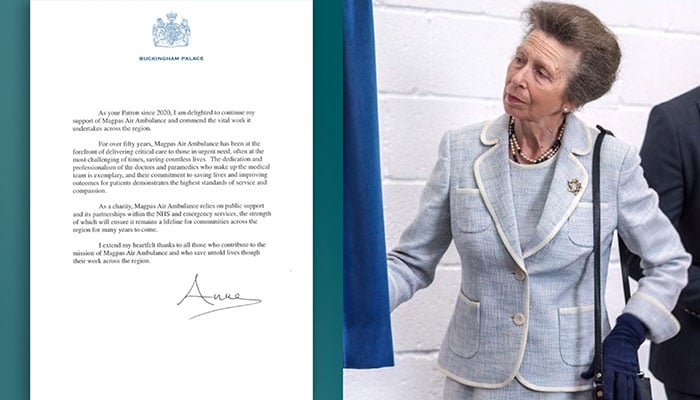 Princess Anne reaffirms lifesaving support amid record breaking year