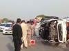 At least 13 killed in bus-oil tanker collision on M9 motorway near Karachi