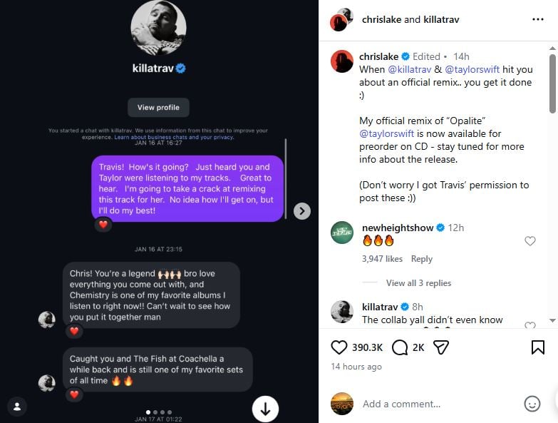 Travis Kelces emerging role in Taylor Swifts creative process