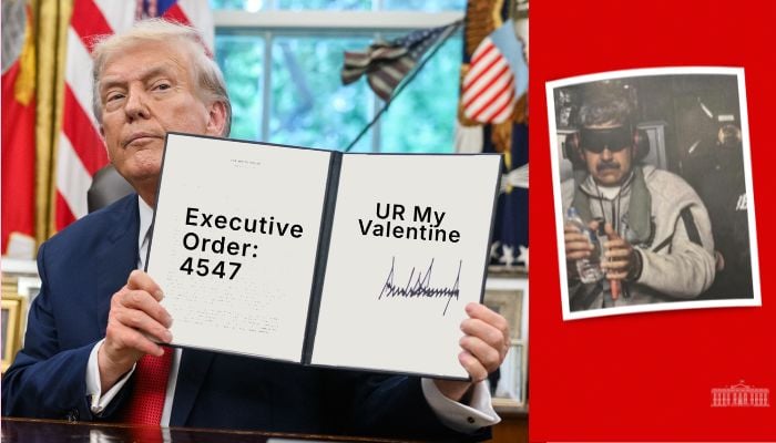 Maduro, Greenland, Immigration: White House Valentine post divides internet