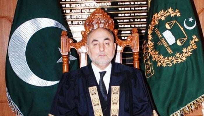 Justice (retd) Agha Rafiq Ahmed Khan, former chief justice of the Federal Shariat Court of Pakistan. — Federal Shariat Court website/File