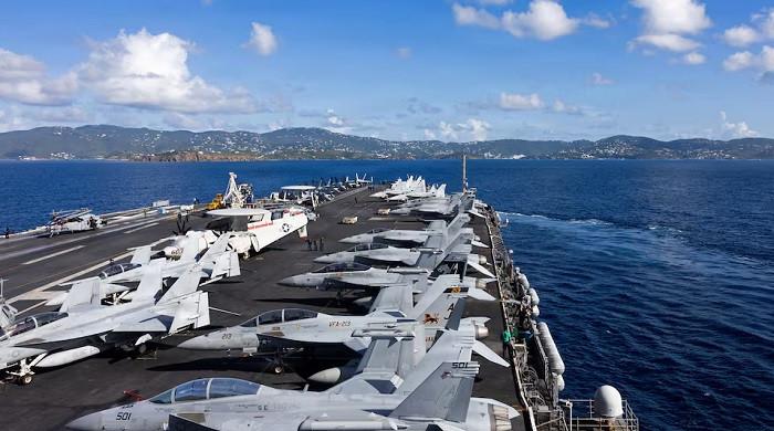 Trump says Iran regime change could be 'best thing' as second carrier heads to Middle East