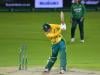 South Africa clinch T20I series against Pakistan in rain-hit match