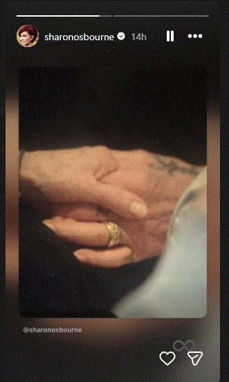 Sharon Osbournes official Instagram account