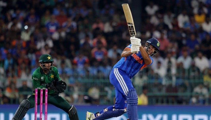 Indias Shivam Dube in action during their ICC Mens World Cup 2026 game against Pakistan at R Premadasa Stadium in Colombo, Sri Lanka, February 15, 2026. — Reuters