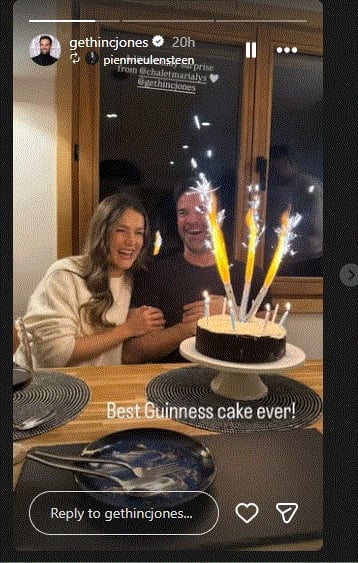 Gethin Jones official Instagram account