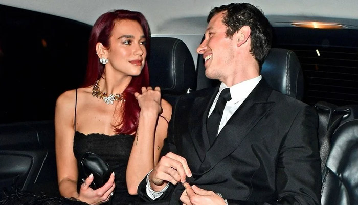 Dua Lipa makes rare red carpet appeareance with fiancé Callum Turner