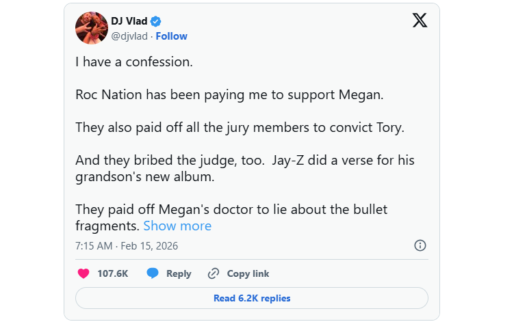 DJ Vlad sparks controversy with ‘confession against Jay-Z, Tory Lanez