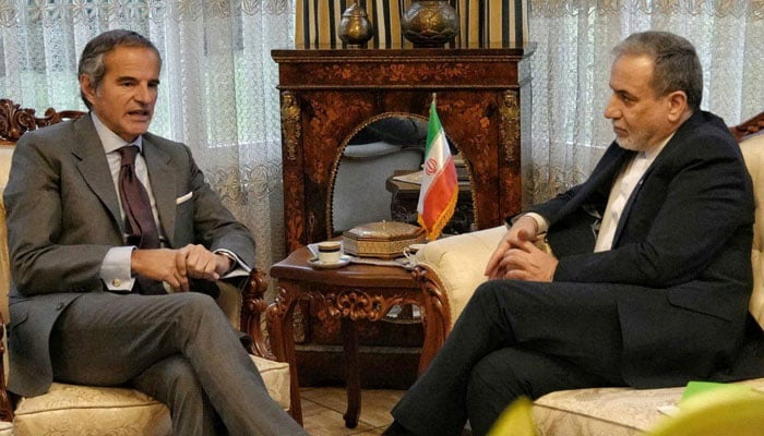Iranian Foreign Minister Abbas Araqchi meets with International Atomic Energy Agency (IAEA) Director General Rafael Grossi in Geneva, Switzerland, February 16, 2026. — Reuters