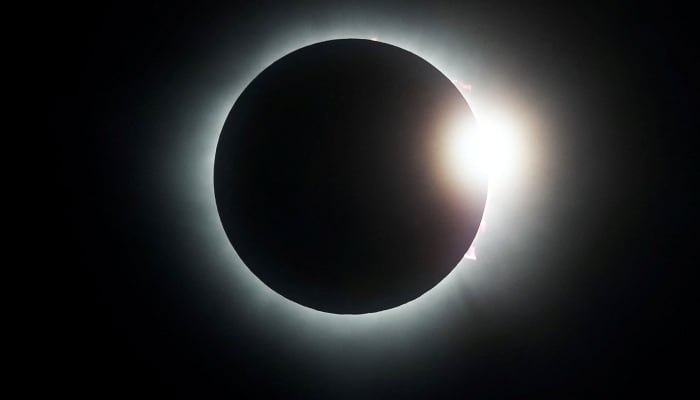 A total solar eclipse in Mazatlan, Mexico, April 8, 2024. — Reuters