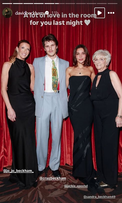 Cruz Beckham celebrates birthday with the Beckhams ahead of debut tour