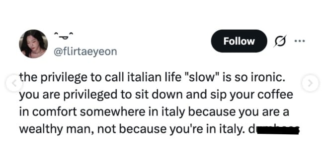 Harry Styles statement about living slow life in Rome upsets city locals