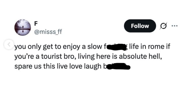 Harry Styles statement about living slow life in Rome upsets city locals