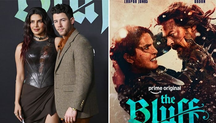 Priyanka Chopra, Nick Jonas serve couple goals at ‘The Bluff premiere