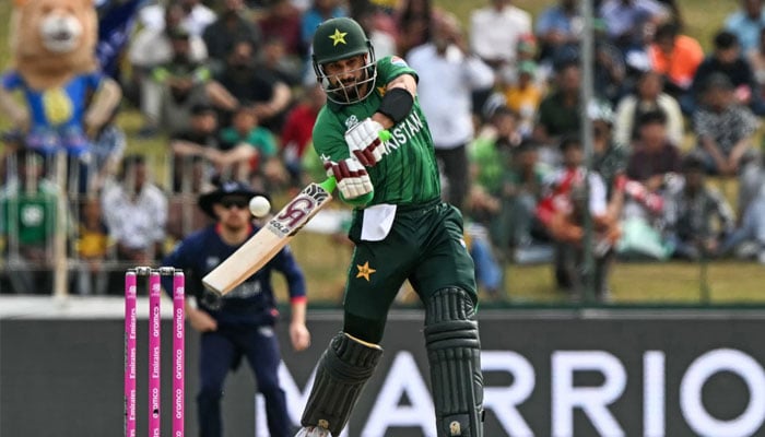 Pakistan batter Sahibzada Farhan in action during match against Namibia at the SSC Cricket Ground in Colombo, Sri Lanka, February 18, 2026. — ICC