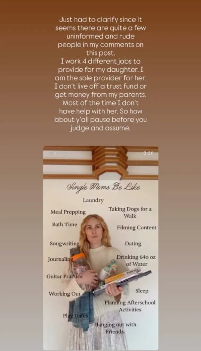 Rumer Willis opens up about financial stress while addressing critics