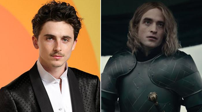 Timothée Chalamet pokes fun at former co-star Robert Pattinson with new look