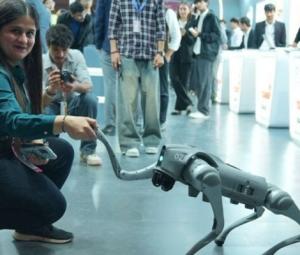 Indian university presents Chinese robot as its own at AI summit
