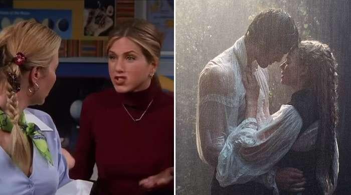 Jennifer Aniston uses hilarious 'Friends' scene to review 'Wuthering Heights'