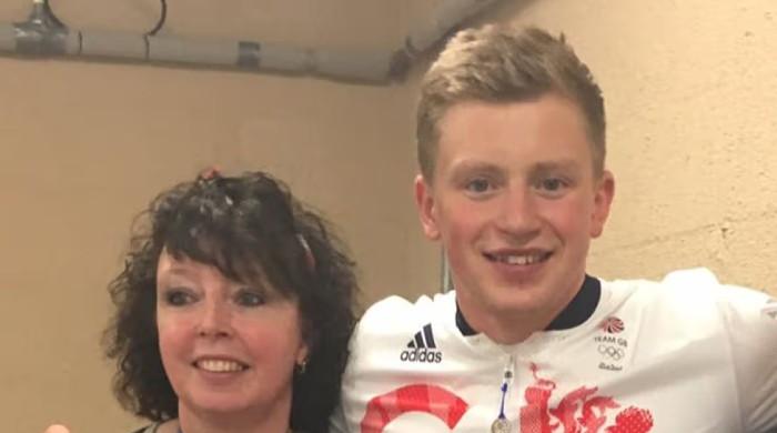 Adam Peaty's mum seen upset amid 'death threats' post: 'bury me'